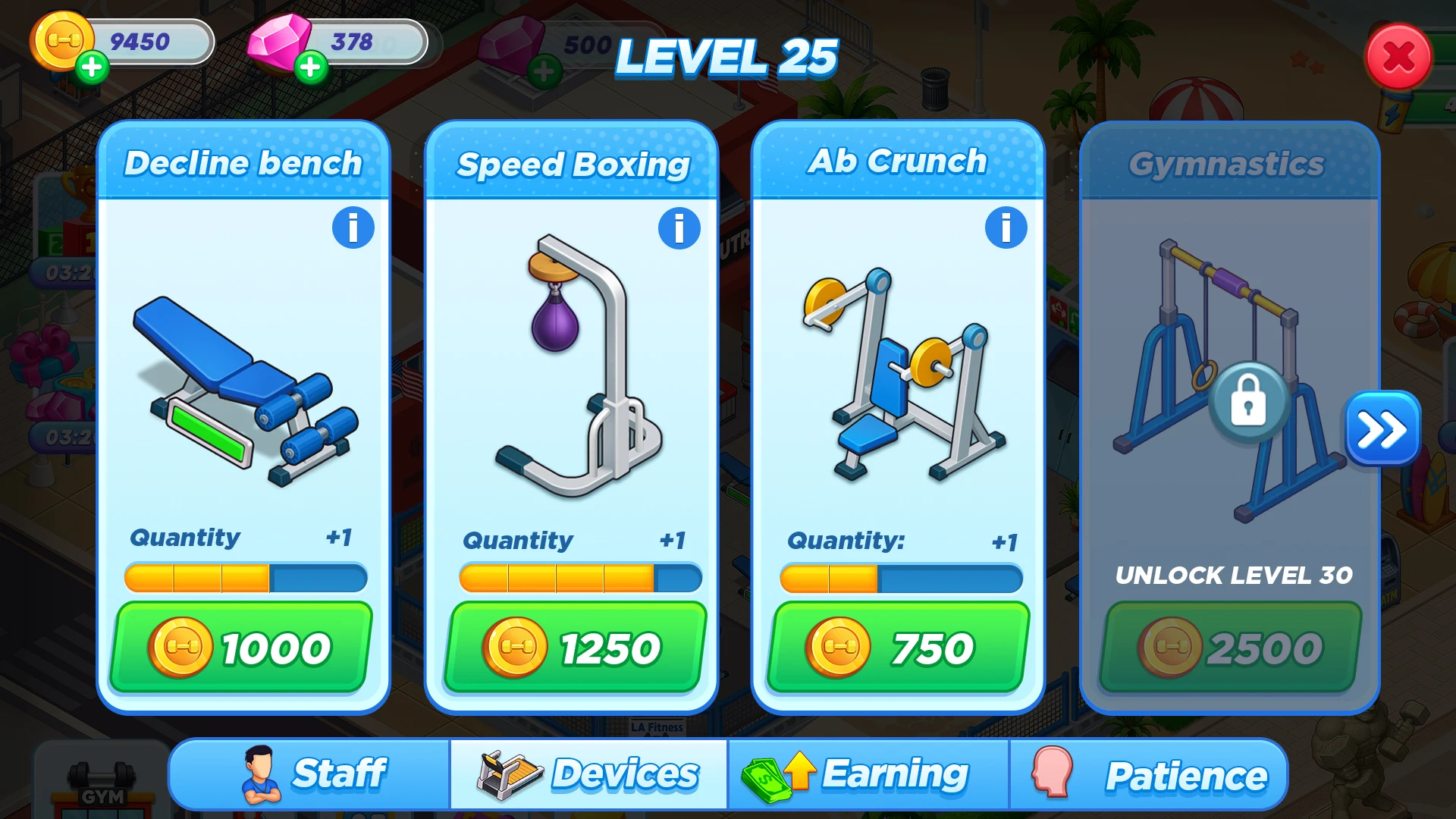 Gym Mania—Time Management Game screenshot