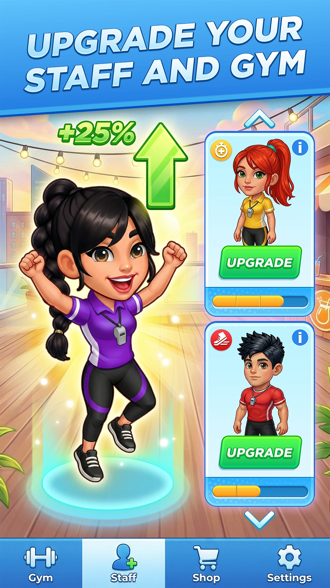 Gym Mania—Time Management Game screenshot