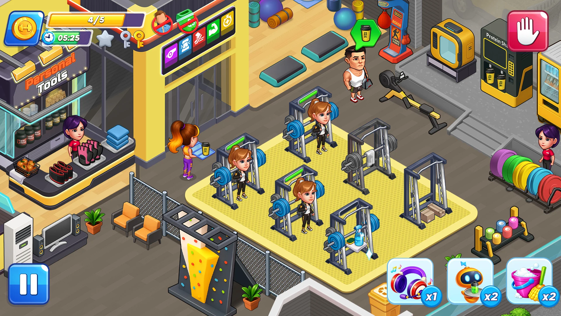 Gym Mania—Time Management Game screenshot