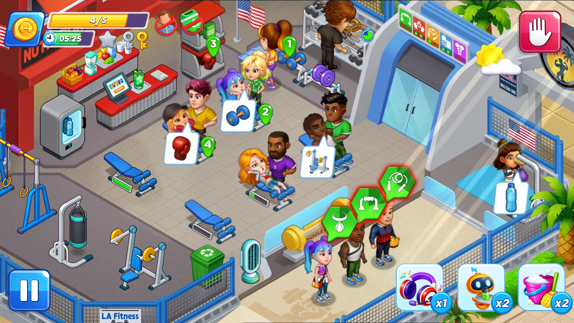 Gym Mania—Time Management Game screenshot
